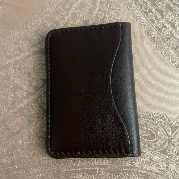 Robert Talbott Brown Leather Card Holder - Picture 1 of 5